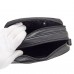 Компактная мужская сумка из черной кожи Dr.Koffer M4225-1-4