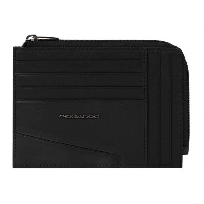 Чехол для кредитных карт Piquadro Hakone PU1243S104R/N черный натур.кожа
