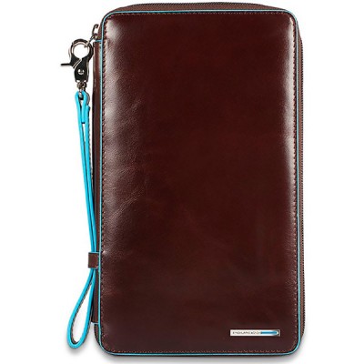 Мультипортмоне Piquadro Blue Square PP3246B2/MO коричневый натур.кожа