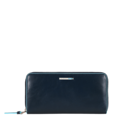 Портмоне Piquadro PD3229B2/BLU2 горизонтальное темно-синее